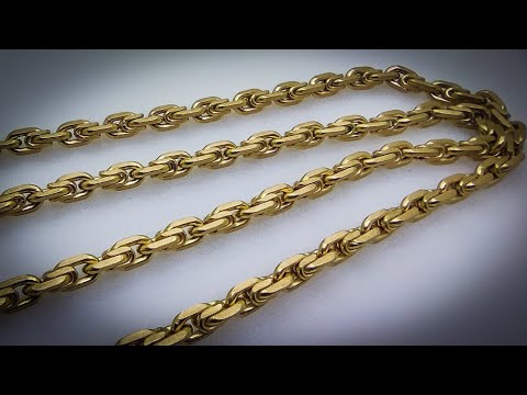 Видео: Будни Ювелира. Московский бит цепь 750 проба золота
