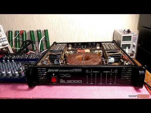 Видео: Park Audio Antrim SL 2000 ремонт обзор усилителя мощности