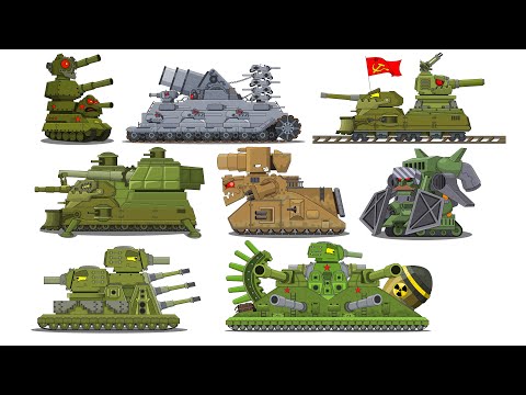 Видео: ТОП 10 Как Нарисовать Танк - Мультики про танки