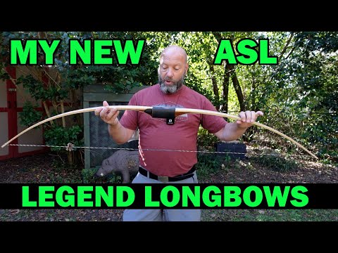 Видео: Представляем луки LEGEND LONGBOWS Custom Hill Style ASL!