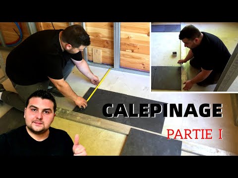 Видео: Как начать облицовку пола - Схема 1