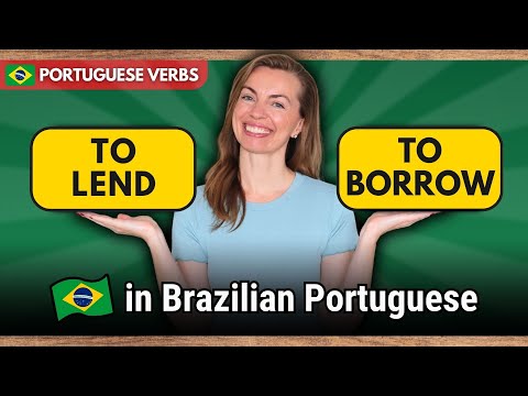 Видео: Как сказать «одолжить» и «взять взаймы» на бразильском португальском 🎯