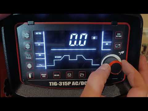 Видео: Обзор меню Jasic TIG WSME - 315 P AC/DC (E203 II) Аргонодуговая сварка, Английское меню