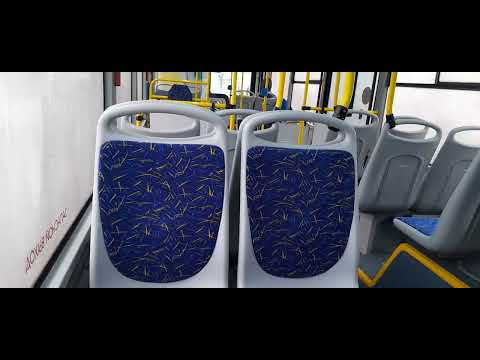 Видео: Зимний Волгоград. Автобусный маршрут 85. "Жилгородок" - "Родниковая долина". Winter Volgograd.Bus 85