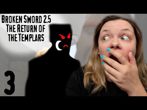 Видео: Огня мы не боимся - Broken Sword 2.5: The Return of the Templars - серия 3