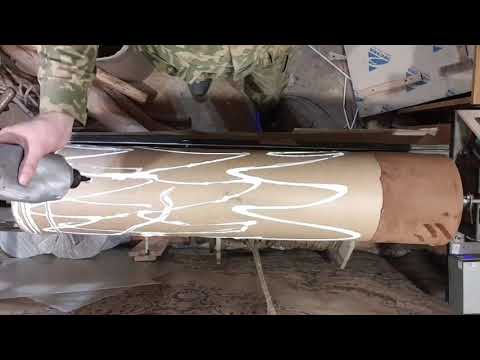 Видео: Намотка столбов для когтеточки