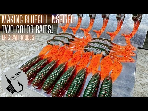 Видео: Создаём мягкие пластики по мотивам синежаберных мушек! | Эпические формы для приманок