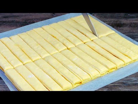 Видео: Это ЛУЧШИЙ и самый быстрый десерт из слоёного теста, который я когда-либо ела.