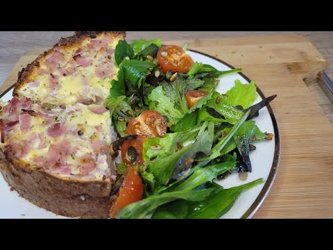 Видео: Киш, французский пирог для диабетиков.