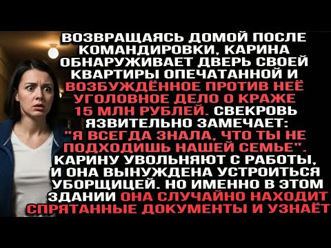 Видео: Возвращаясь домой после командировки,возбуждённое против неё уголовное дело о краже 15 млн рублей
