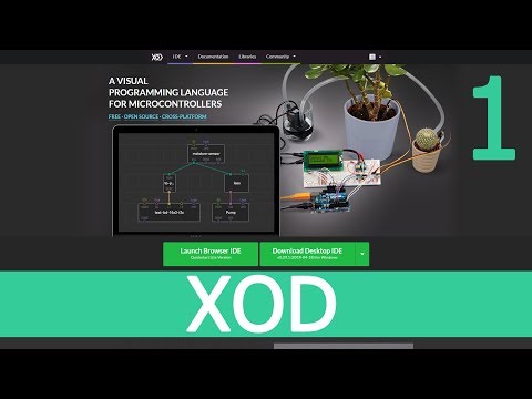 Видео: XOD IDE - знакомство и первый урок, Arduino и светодиоды - 1