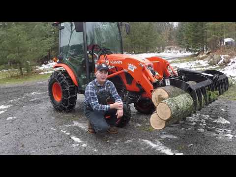 Видео: #366 Компактный трактор Kubota LX2610. Всё о грейфере. Как им пользоваться. Советы и рекомендации...
