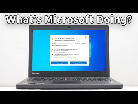 Видео: Ситуация с Windows 11 стала ещё хуже: Microsoft прекратила поддержку Windows 10