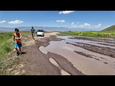 Видео: На Матизе и 8-ке едем в горы на водопад Текес. Северный Тянь-Шань, Казахстан