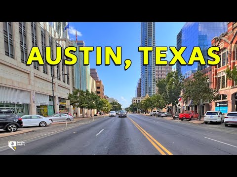Видео: Центр Остина, Техас, США - 4K автомобильный тур