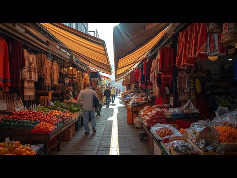 Видео: На пазар в Бурса Турция. At a market in Bursa, Turkey.