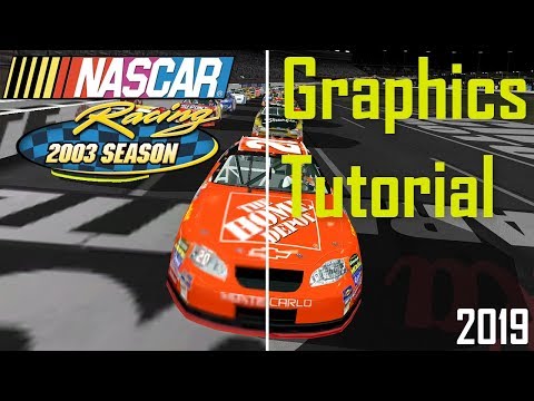 Видео: Учебное пособие по графике NASCAR Racing 2003 (2019) (Обновление в описании!)