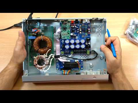 Видео: Конструктор для сборки ЦАП на базе AK4495SEQ + XU208XMOS