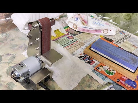 Видео: Мини гриндер. Заточка ножа.Японский природный камень Тадзима. #заточка