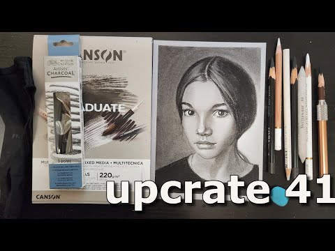 Видео: Уголь и угольные карандаши: upcrate 41