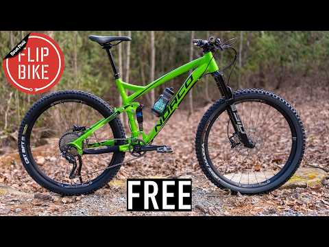 Видео: Восстановление потрёпанного велосипеда Flip Bike для счастливчика