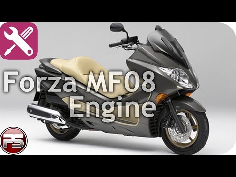 Видео: Honda Forza MF08: как устроен мотор