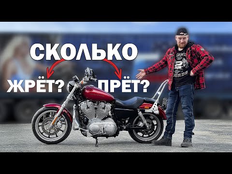 Видео: На что РЕАЛЬНО способен ХАРЛИ СПОРТСТЕР 883? Замерили разгон и расход соперника нашему УРАЛУ!