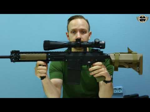 Видео: Обзор британской марксманки L129 из A&K SR 25k AEG