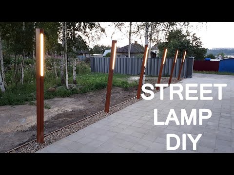 Видео: Уличные светильники из дерева/ wooden street lamps