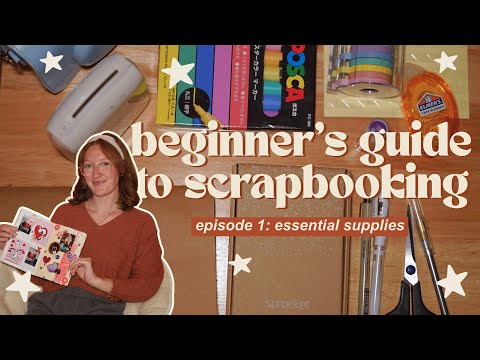 Видео: Руководство для начинающих по скрапбукингу 🎨 Эпизод 1: основные материалы