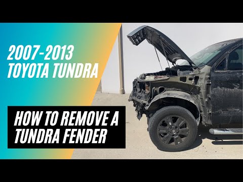 Видео: Руководство по снятию крыла Toyota Tundra 2007-2013