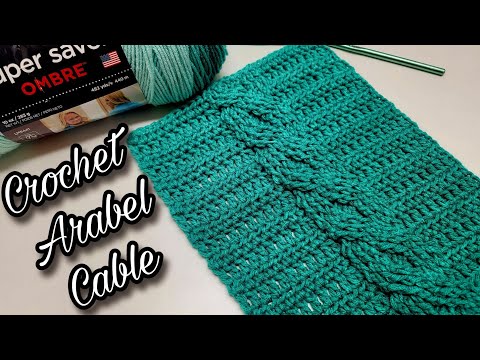 Видео: Урок по вязанию крючком узора «Косы» для одеял и шарфов