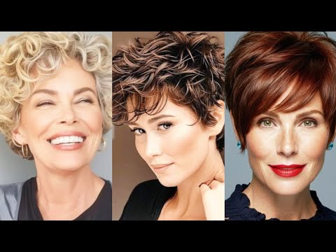Видео: Стрижка для женщин 50+, 60+ и 70+ — женская стрижка
