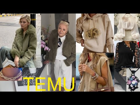 Видео: Распаковка TEMU с примеркой. Осенняя куртка, оригинальный свитшот, женские блузы,