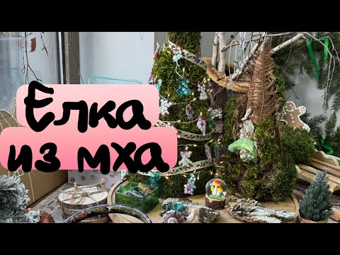 Видео: Елка из мха
