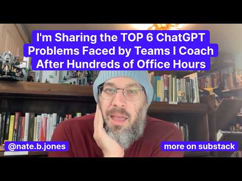 Видео: Я расскажу о 6 основных проблемах ChatGPT, с которыми сталкиваются команды, которых я тренирую, п...