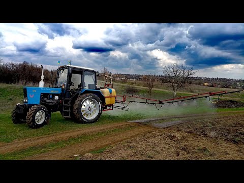 Видео: Купили инжекторные распылители , а они нам не подошли . Готовим опрыскиватель к работе .