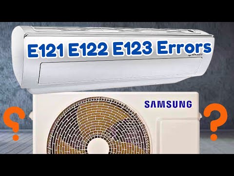 Видео: Легко исправить ошибки E121, E122, E123 в кондиционере Samsung Mini Split