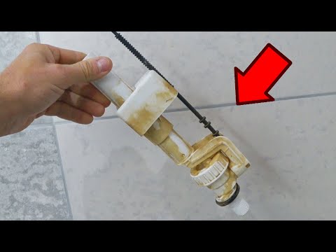 Видео: Клапан подачи воды в СЛИВНОМ БАЧКЕ не перекрывает воду! РЕШЕНИЕ ПРОБЛЕМЫ - 100%