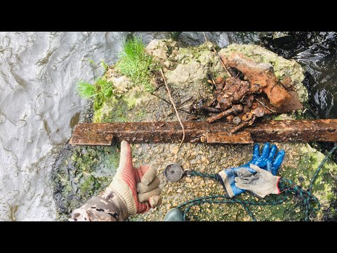 Видео: ЖД мост на Пехорке хотел забрать мои два поисковых магнита