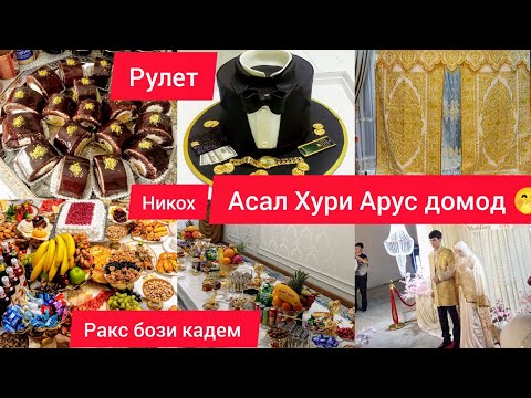 Видео: Мини Рулет Болаззат Никох Рафтем Асал Хури Арус домод Ракс бози кадем💃