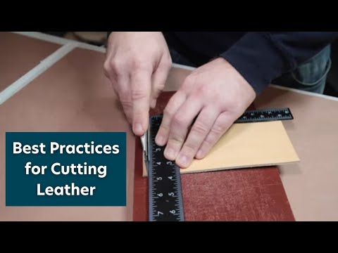 Видео: Лучшие практики резки кожи