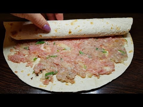 Видео: Заверните ФАРШ в ЛАВАШ и залейте соусом!!! МУЖ В ШОКЕ!