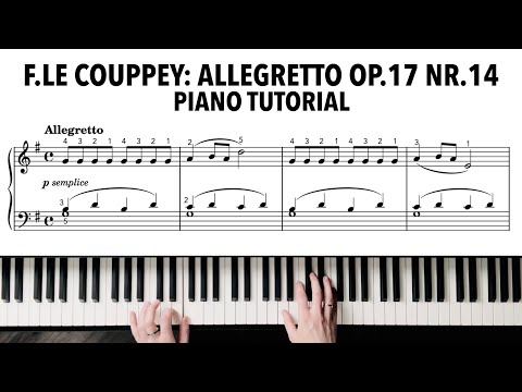 Видео: Ф. ле Куппи: Аллегретто, соч. 17, № 14 | Учебное пособие по игре на фортепиано