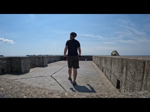 Видео: #7.Балтийская коса.Аэродром Нойтиф. Форт Западный. Велопутешествие. Калининградская область.