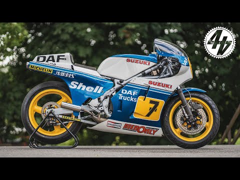 Видео: Катание на RG500 Барри Шина в парке Кэдвелл!