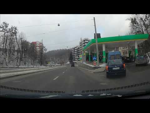 Видео: Вождение автомобиля по городу Львов