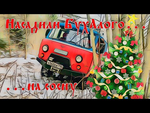Видео: Такого у нас еще не было... Загнали УАЗ Буханку на сосну... )))