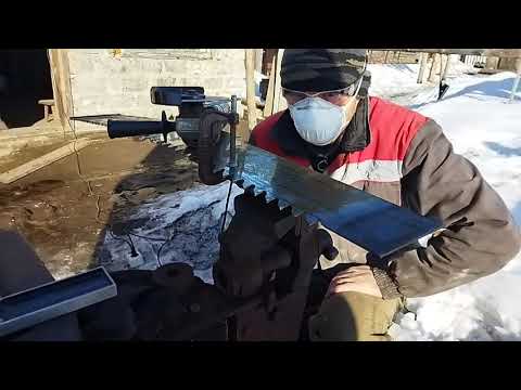 Видео: Как Сделать Нож из Рамной пилы