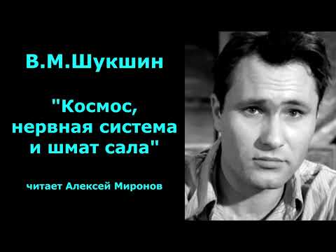 Видео: Василий Шукшин. "Космос, нервная система и шмат сала"
